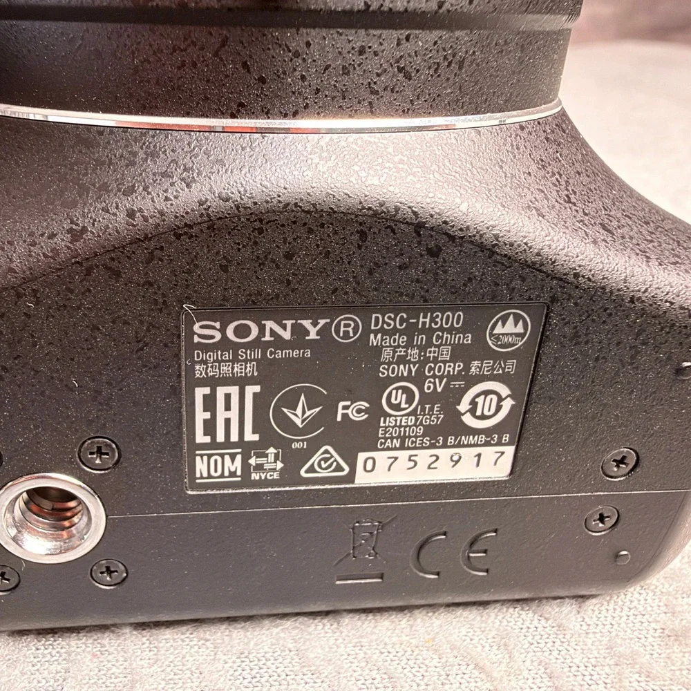 Sony Cyber-shot DSC-H300 20.1MP Digital Camera 35x Optical Zoom Black Bundle